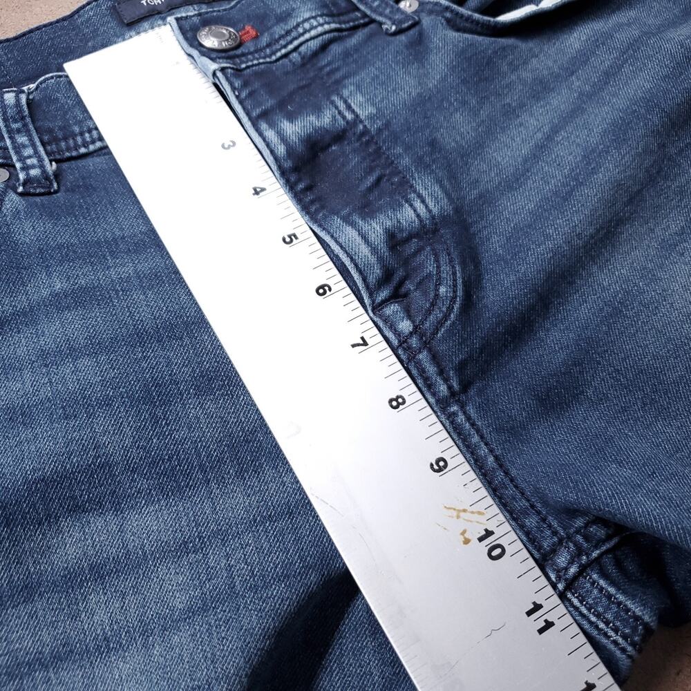 Tommy Hilfiger Denton Straight Jeans Men 32x30 Blue Straight Leg Stretch - Picture 7 of 12